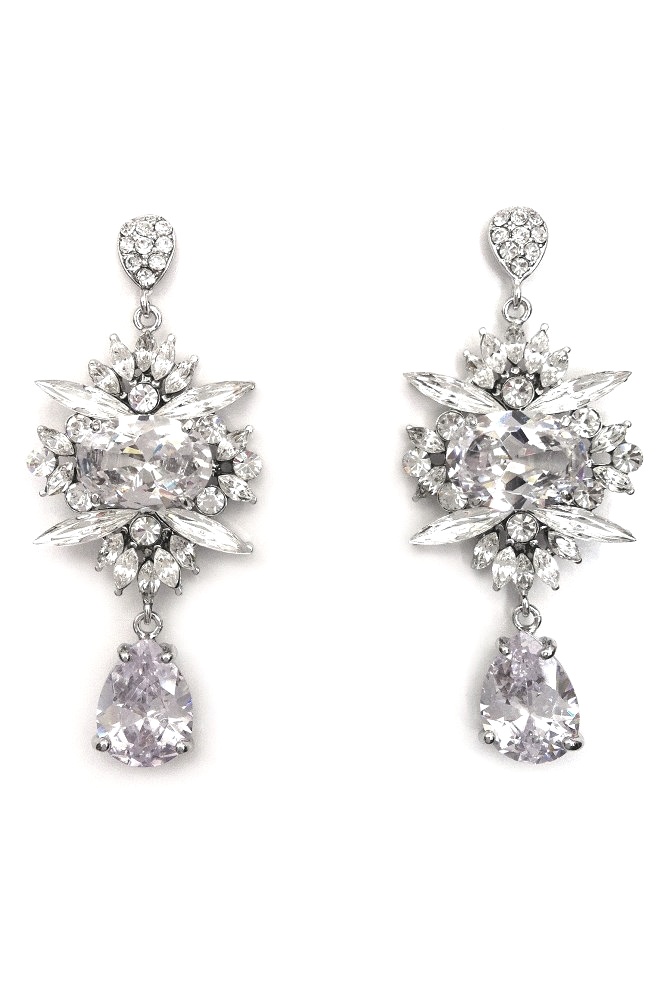 Barcelona Crystal Chandelier Earrings – Haute on High