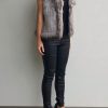 Woven Fur Gilet Grey - Image 2