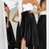 A Line Pleated Satin Skirt - Image 4