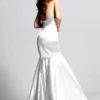 Satin Mermaid Gown White - Image 2