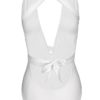 Hamptons One Piece Swimsuit White - Image 3