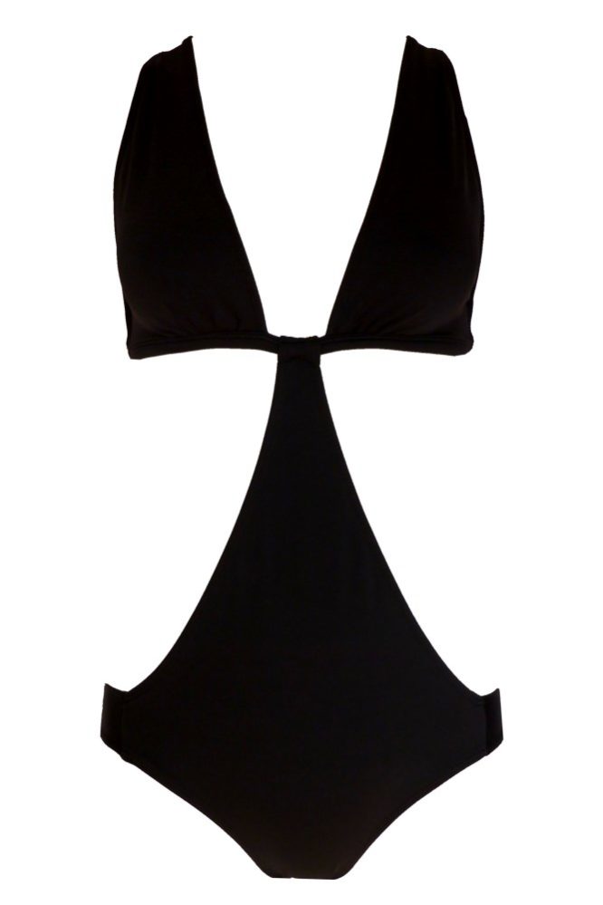 Maldives One Piece Swimsuit Black
