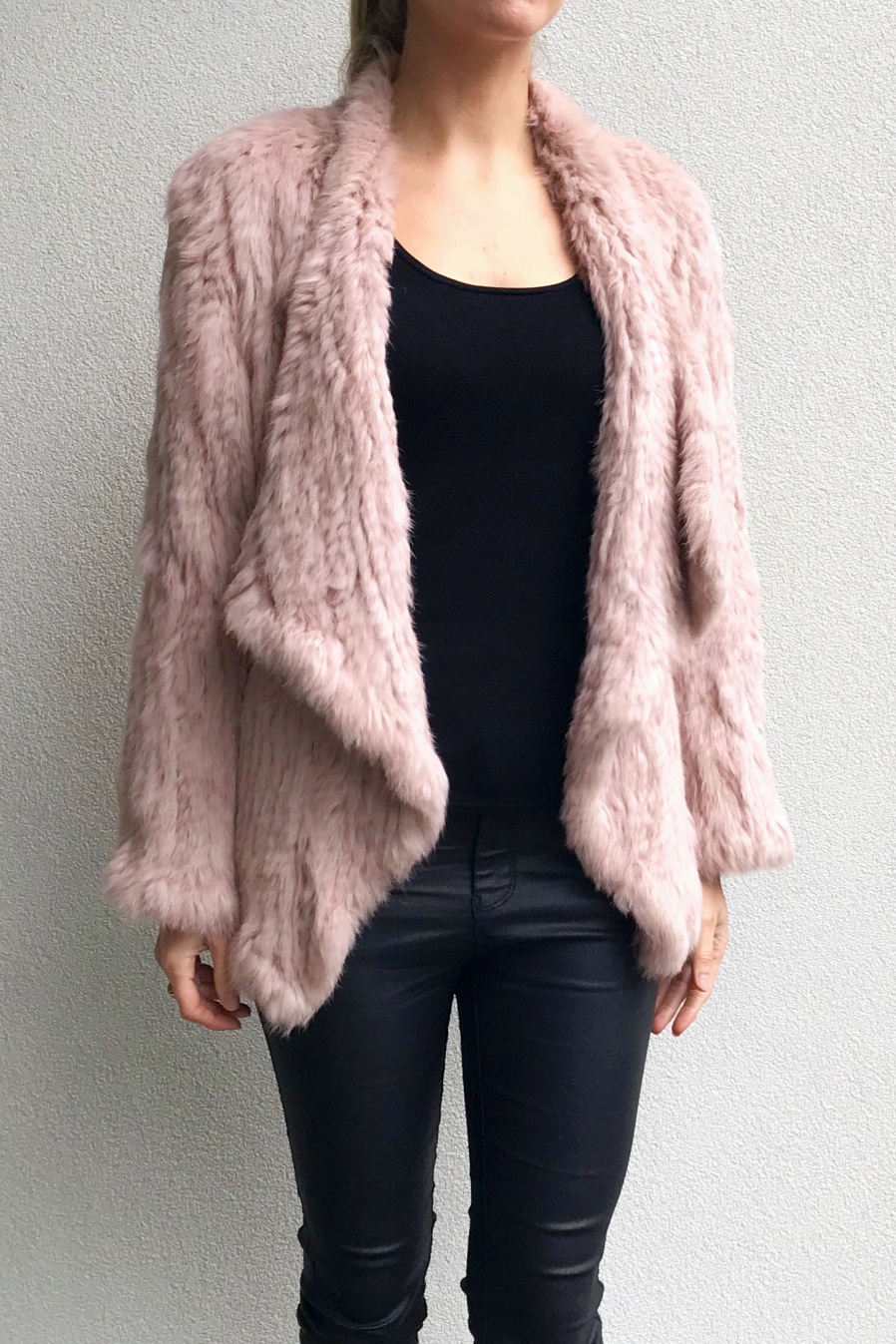 rabbit fur jacket