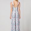 Wide Leg Belted Jumpsuit Floral Print - Image 3
