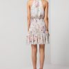 Ruffle Hem Halter Mini Dress Floral Print - Image 5